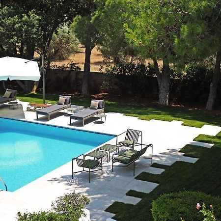 Villa Oasis Lagonisi with garden&large Pool Exterior foto
