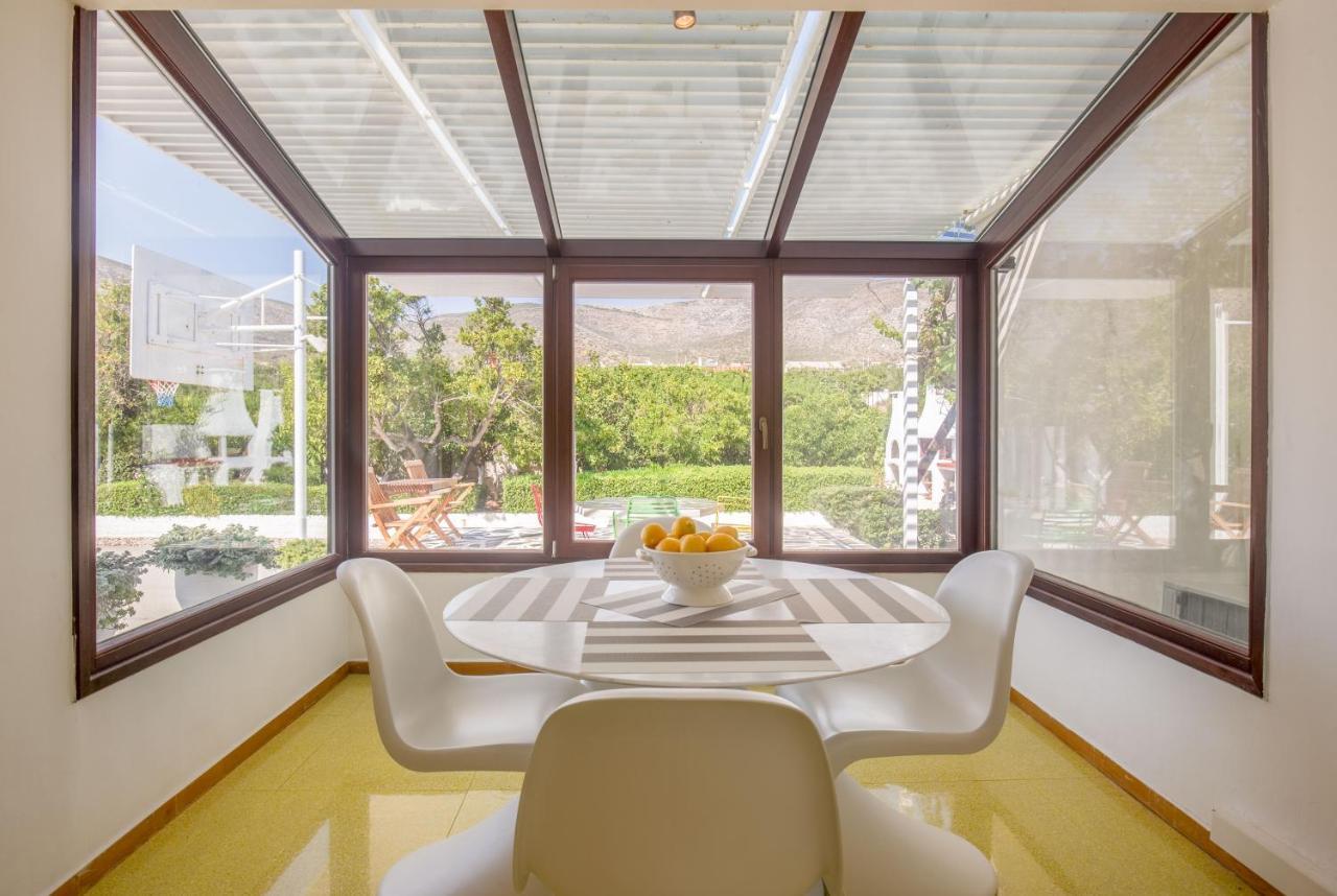 Villa Oasis Lagonisi with garden&large Pool Exterior foto